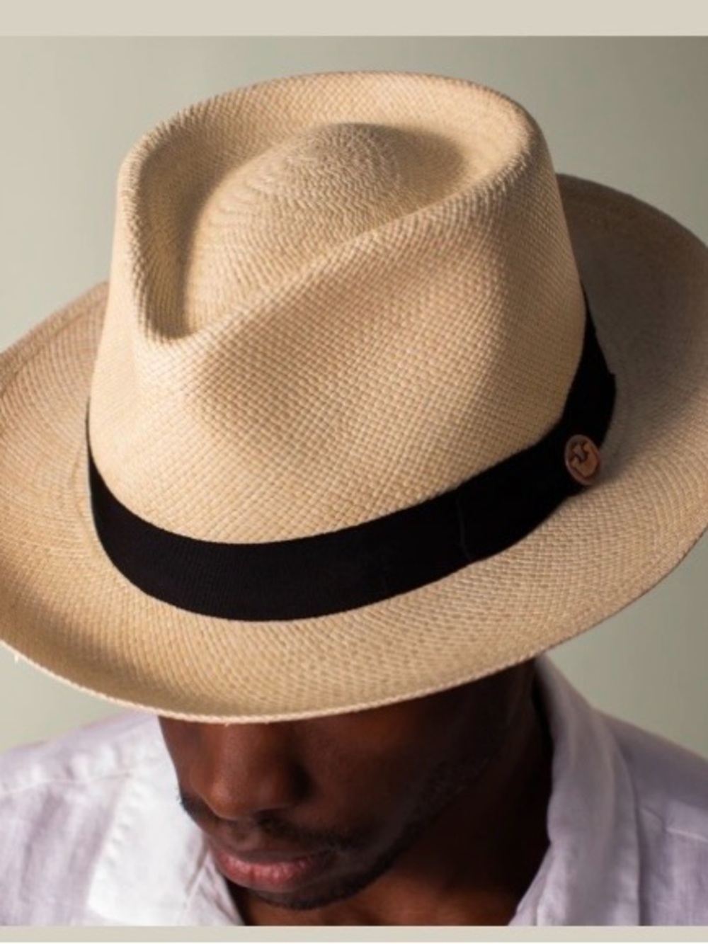 Goorin Bros Natural Straw Fedora with Black Band